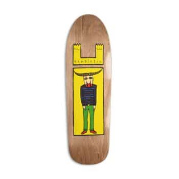 New Deal Templeton Bullman 9.35" Reissue Skateboard Deck - Brown