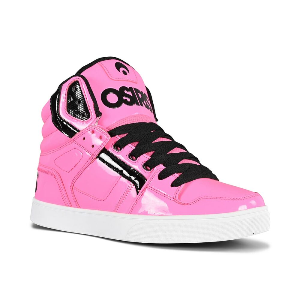 Osiris Clone High Top Shoes - Neon/Brights/Pink