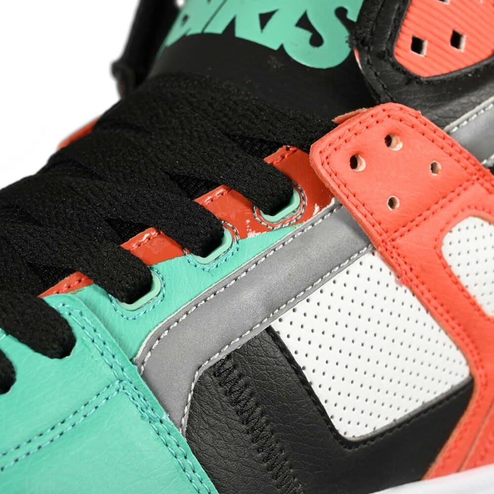 Osiris Clone High Top Shoes - Seafoam/Orange