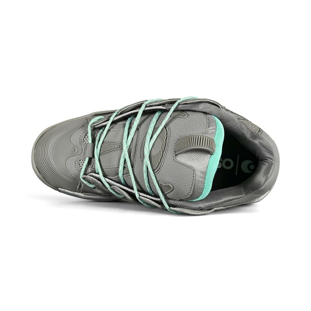 Osiris D3 2001 Skate Shoes - Grey/Seafoam
