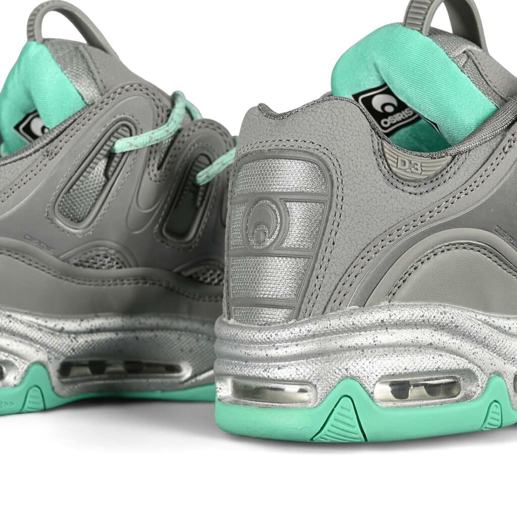 Osiris D3 2001 Skate Shoes Grey/Seafoam Supereight