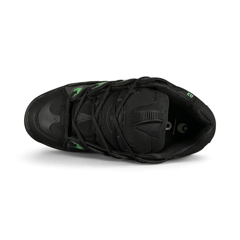 Osiris D3 2001 Skate Shoes - Haunted/Black/Glow