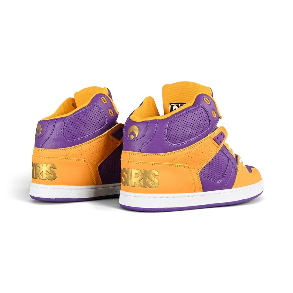 Osiris NYC 83 CLK High Top Shoes - Purple/Yellow