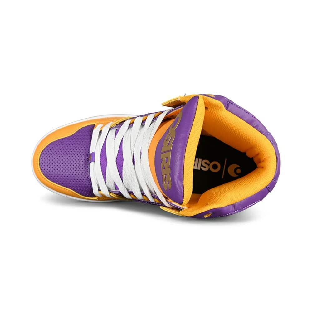 Osiris NYC 83 CLK High Top Shoes - Purple/Yellow