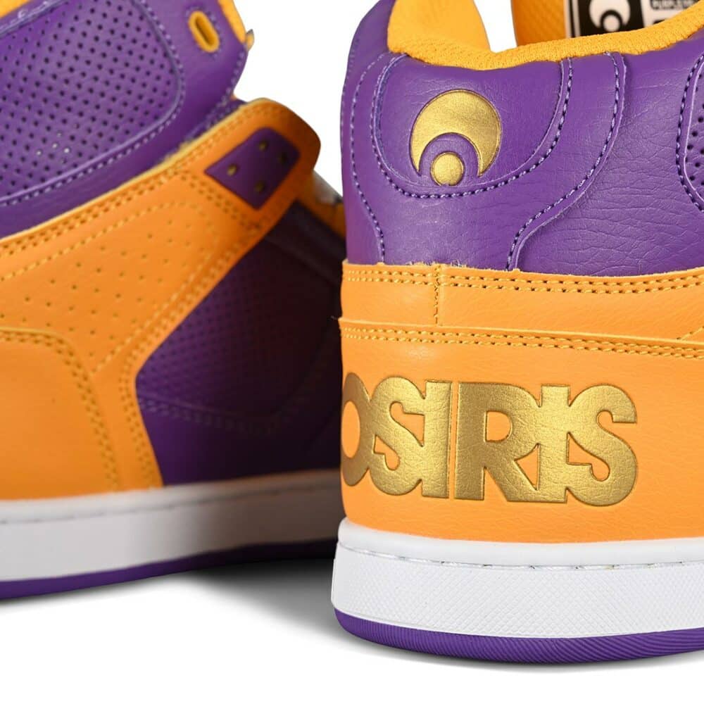 Osiris NYC 83 CLK High Top Shoes - Purple/Yellow