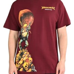 Primitive x Megadeth Dawn Patrol S/S T-Shirt - Burgundy