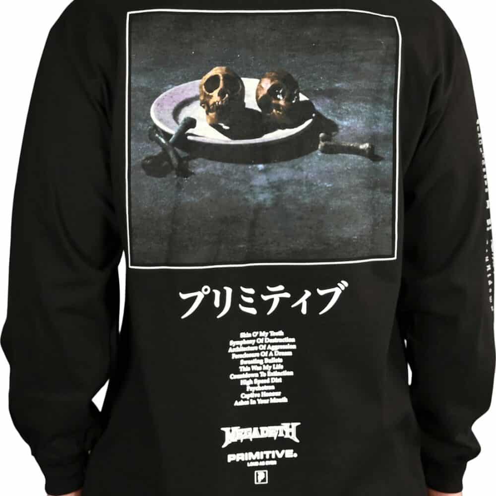 Primitive x Megadeth Skins L/S T-Shirt - Black