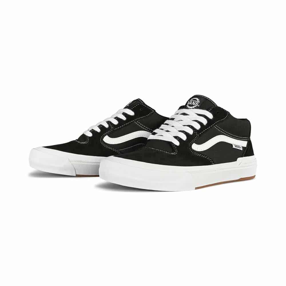 Vans 114 Mid BMX Shoes - Black/White