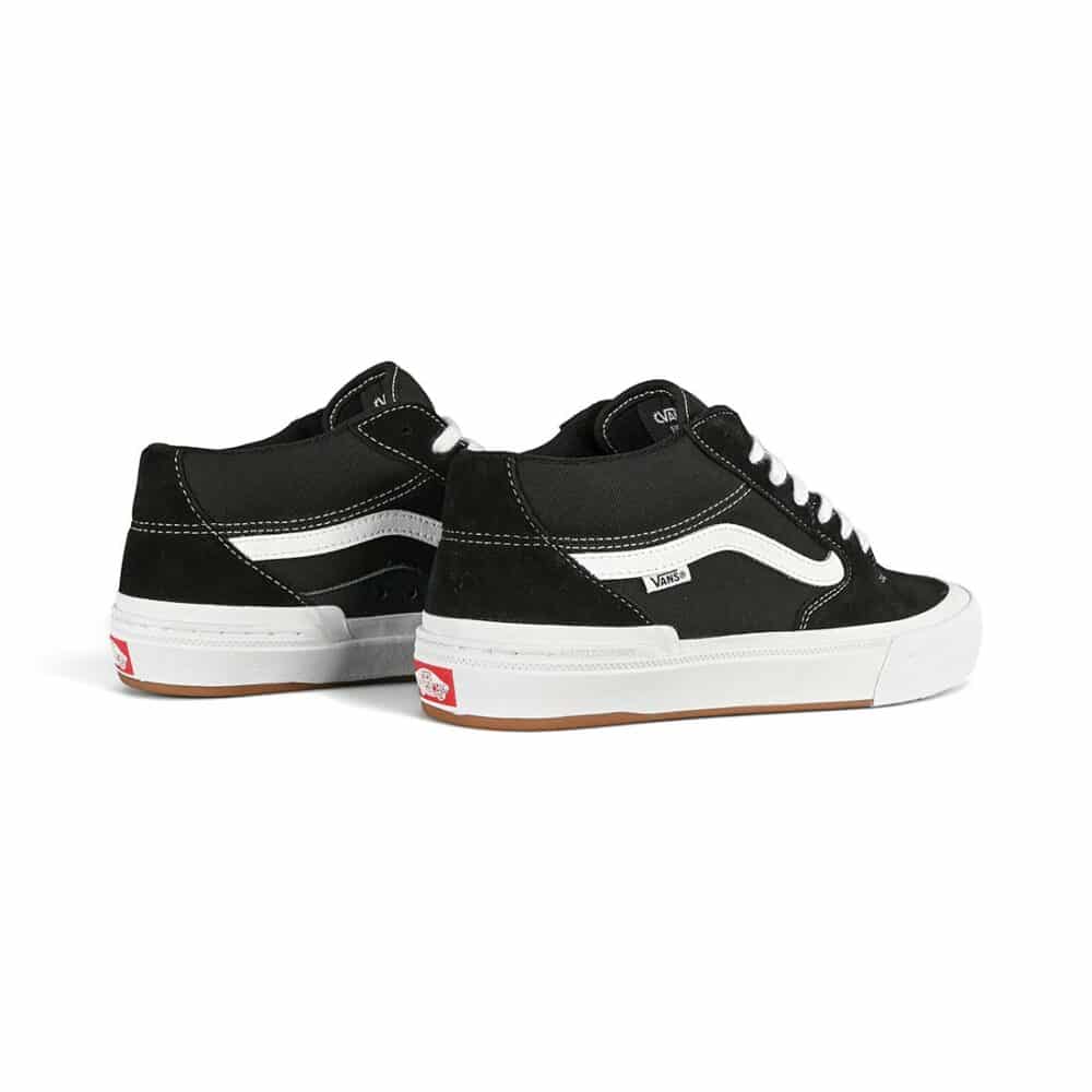 Vans 114 Mid BMX Shoes - Black/White