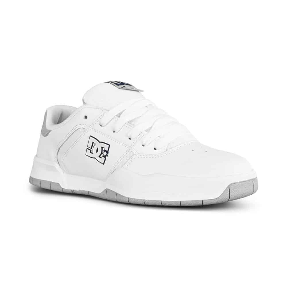 DC Central Skate Shoes - White/Grey/Blue