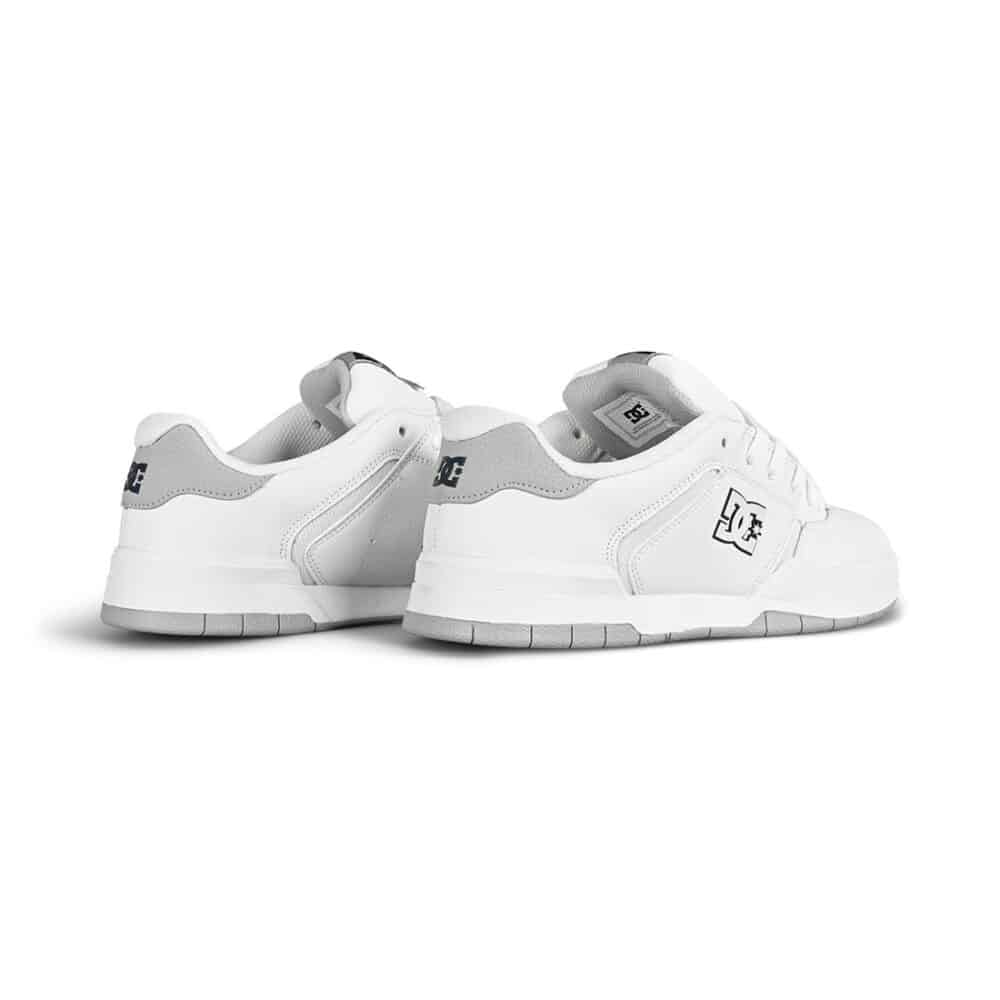 DC Central Skate Shoes - White/Grey/Blue