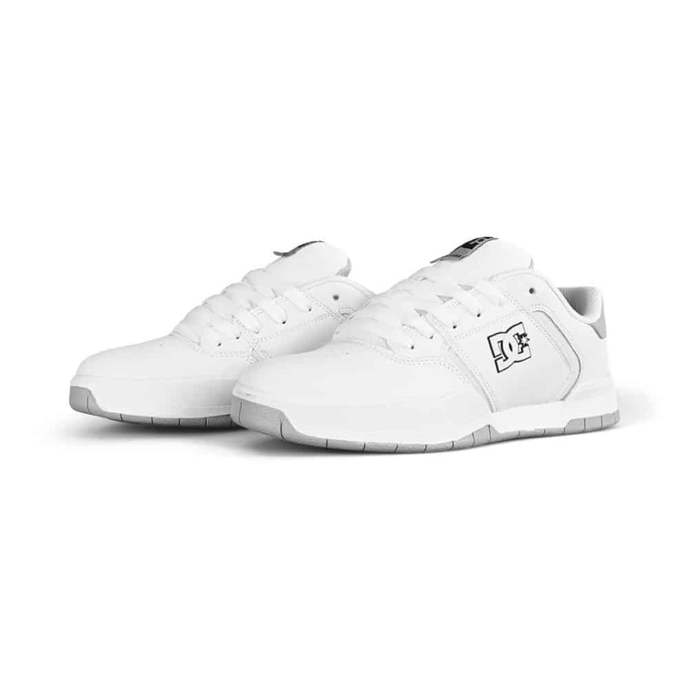 DC Central Skate Shoes - White/Grey/Blue