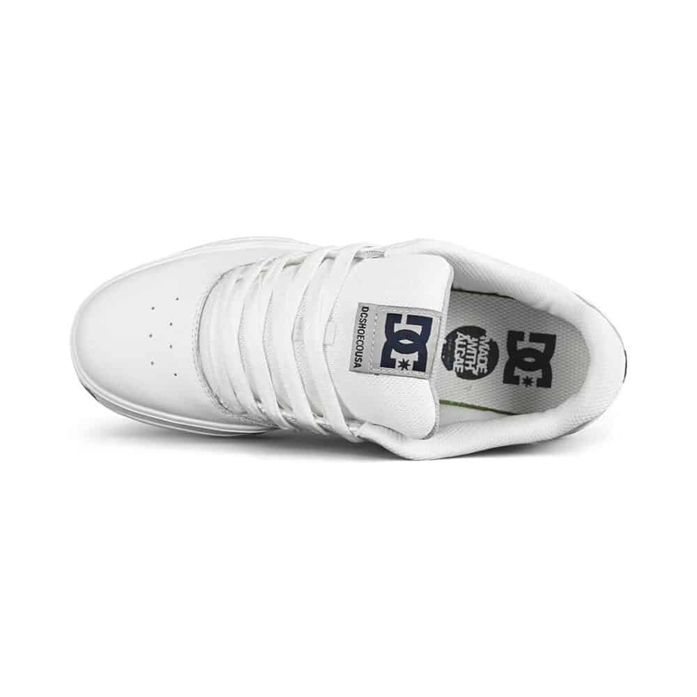 DC Central Skate Shoes - White/Grey/Blue