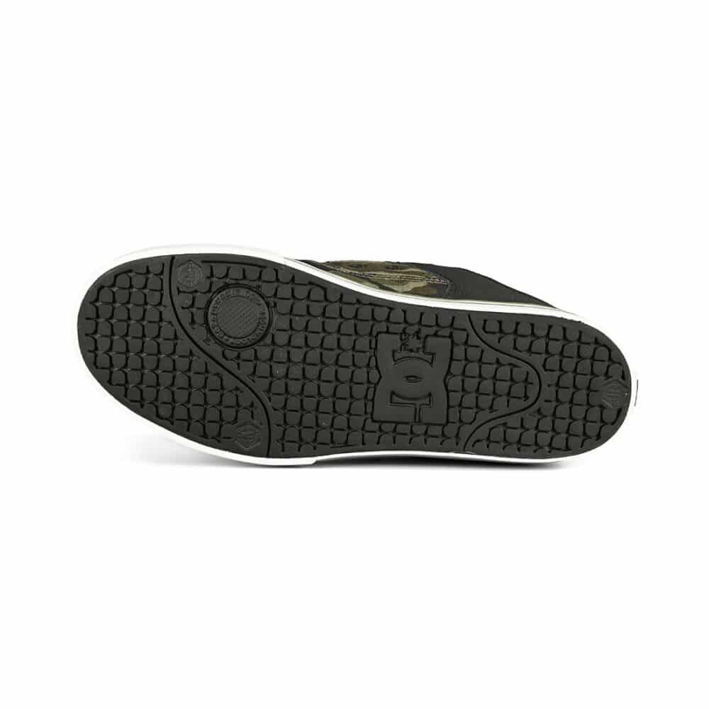 DC Pure Skate Shoes - Black/Camo Print