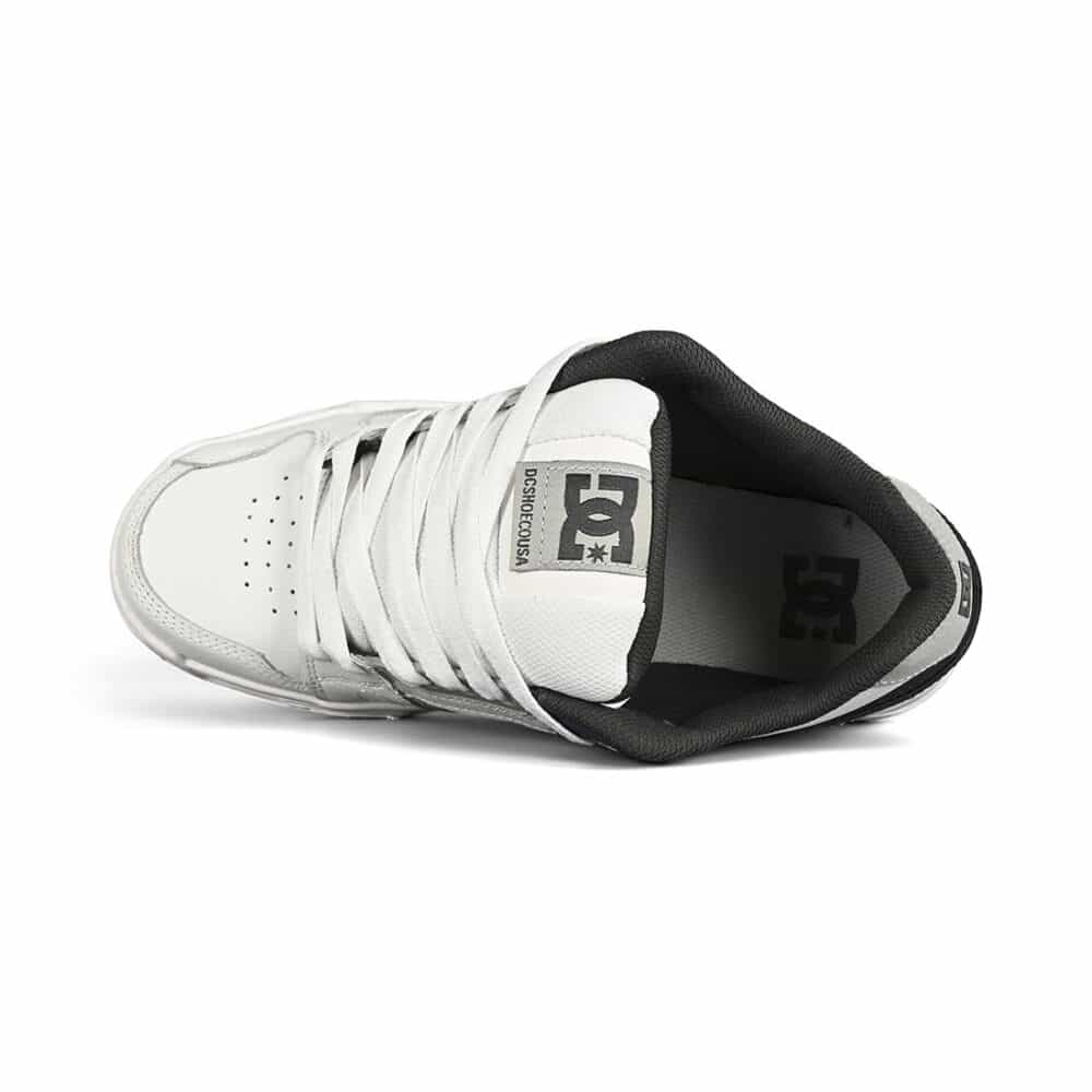 DC Stag Skate Shoes - White/Grey/Blue