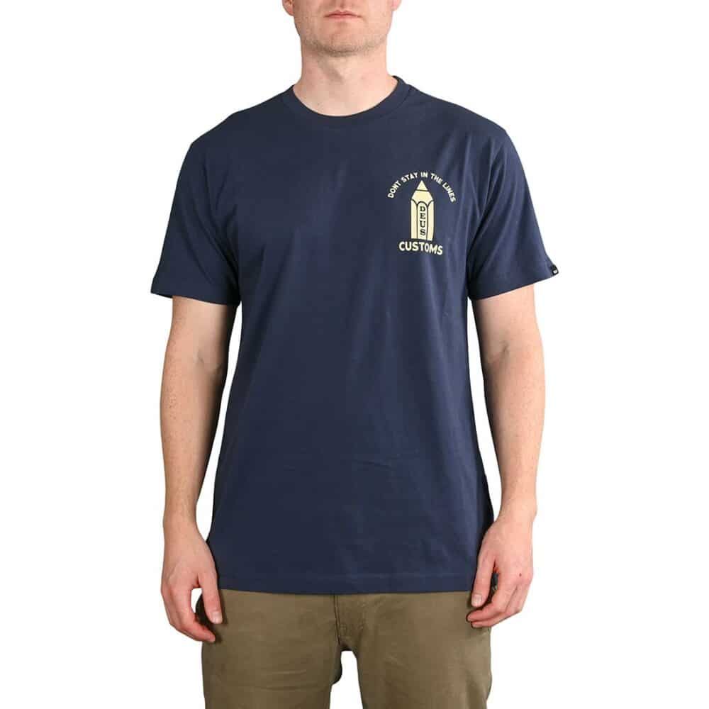 Deus Ex Machina Canyons S/S T-Shirt - Navy