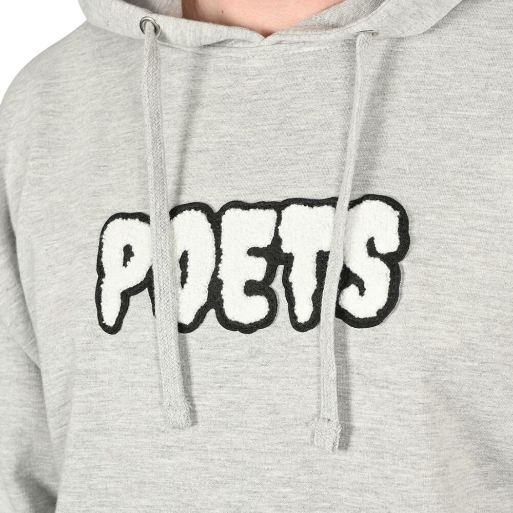 Poets Aesop Flock Pullover Hoodie - Grey