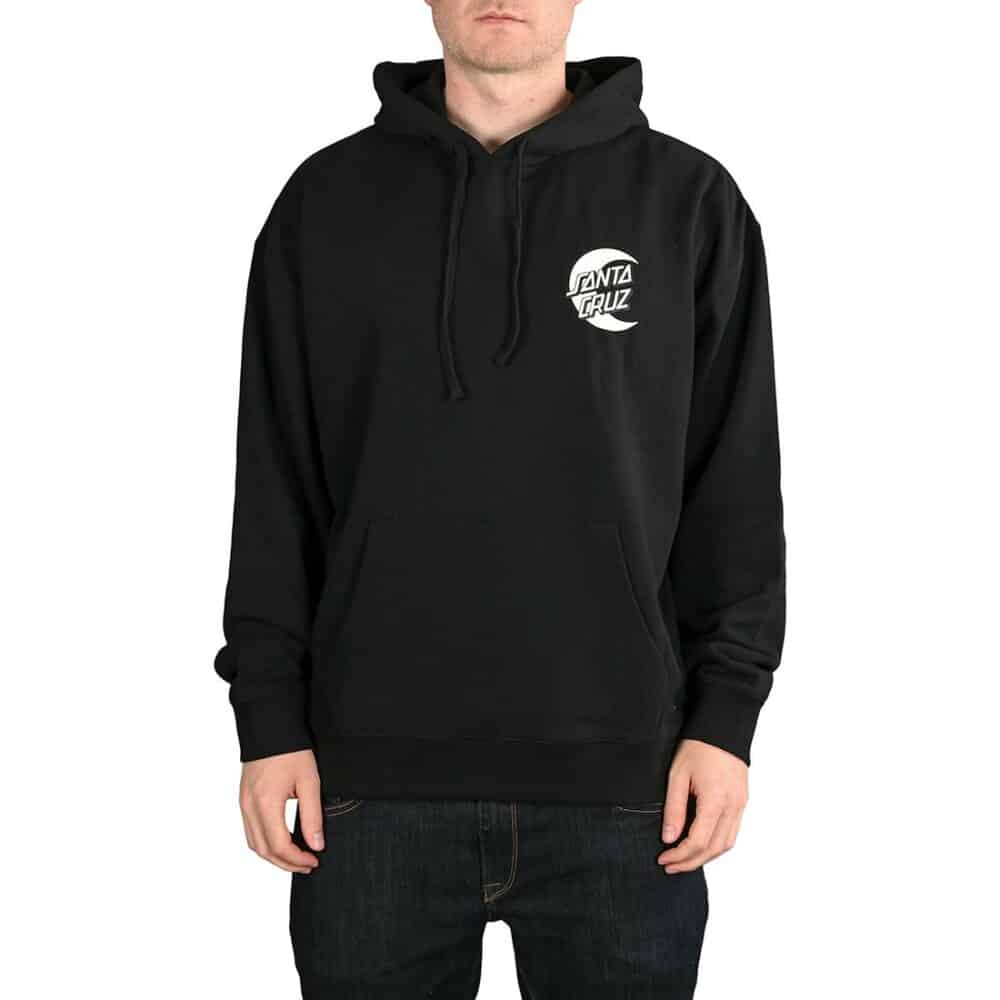 Santa Cruz Cabana Moon Dot Pullover Hoodie - Black