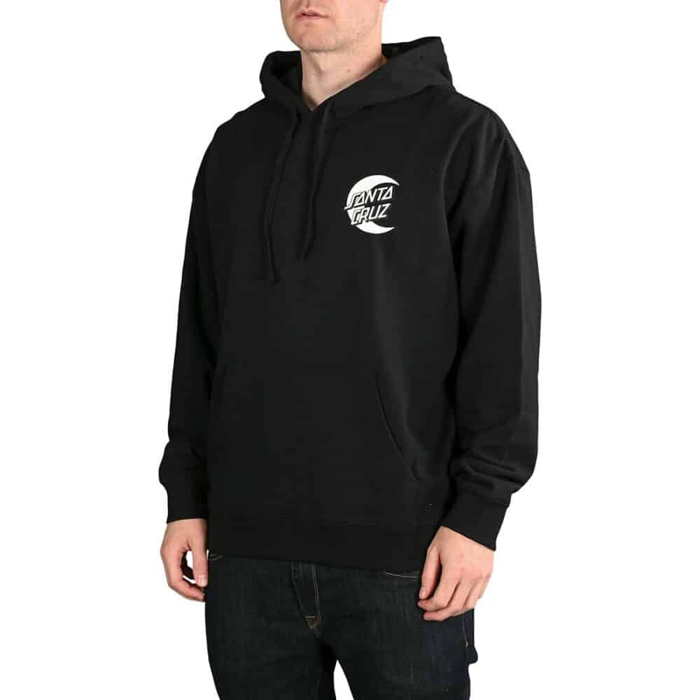 Santa Cruz Cabana Moon Dot Pullover Hoodie - Black