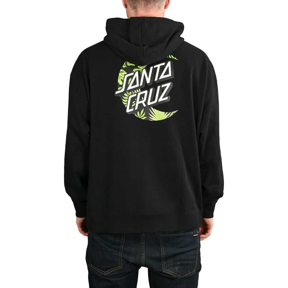 Santa Cruz Cabana Moon Dot Pullover Hoodie - Black