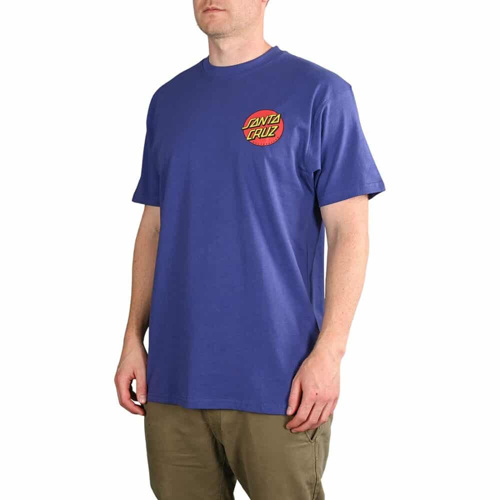 Santa Cruz Classic Dot Chest S/S T-Shirt - Blue