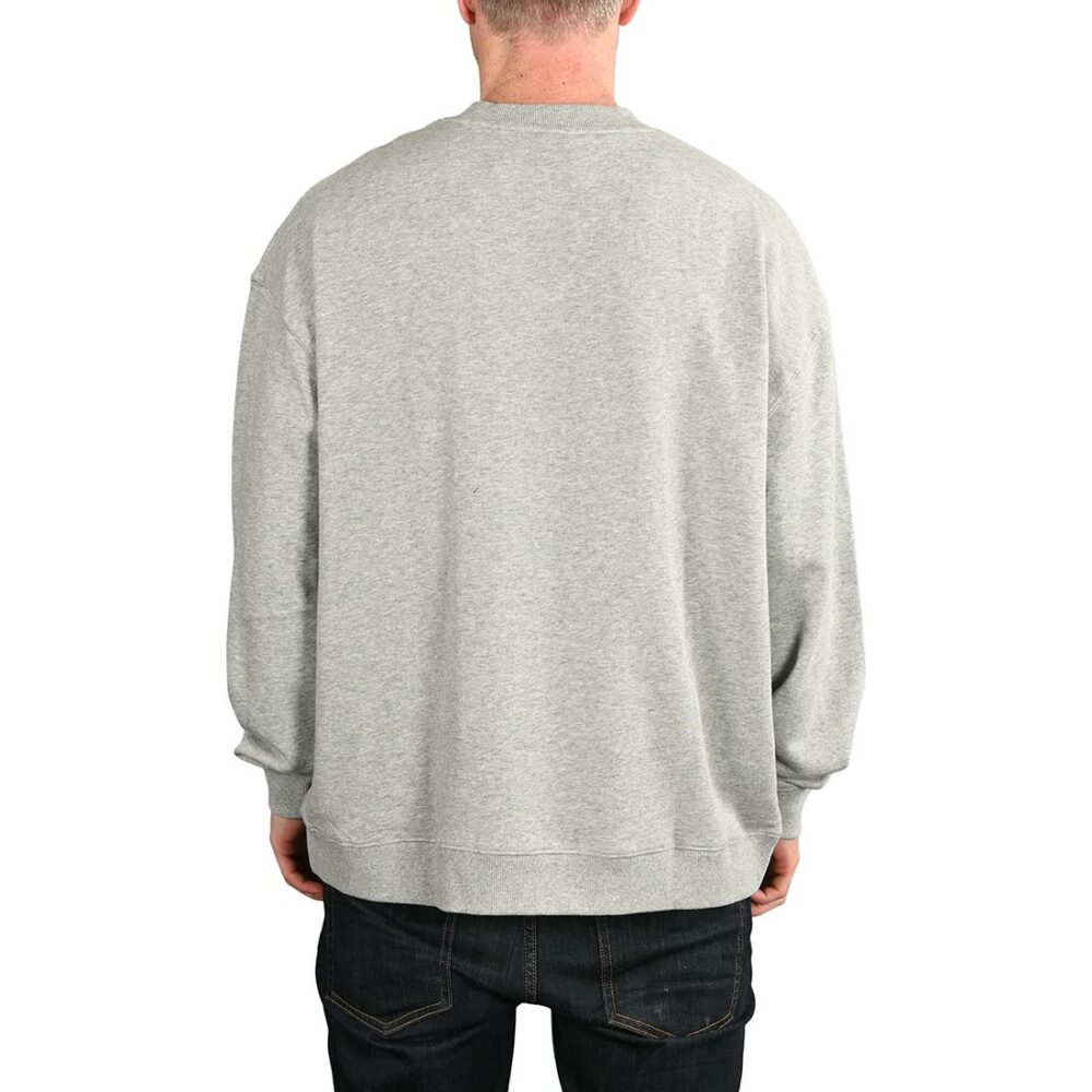 Santa Cruz Classic Label Crew Sweater - Heather Grey