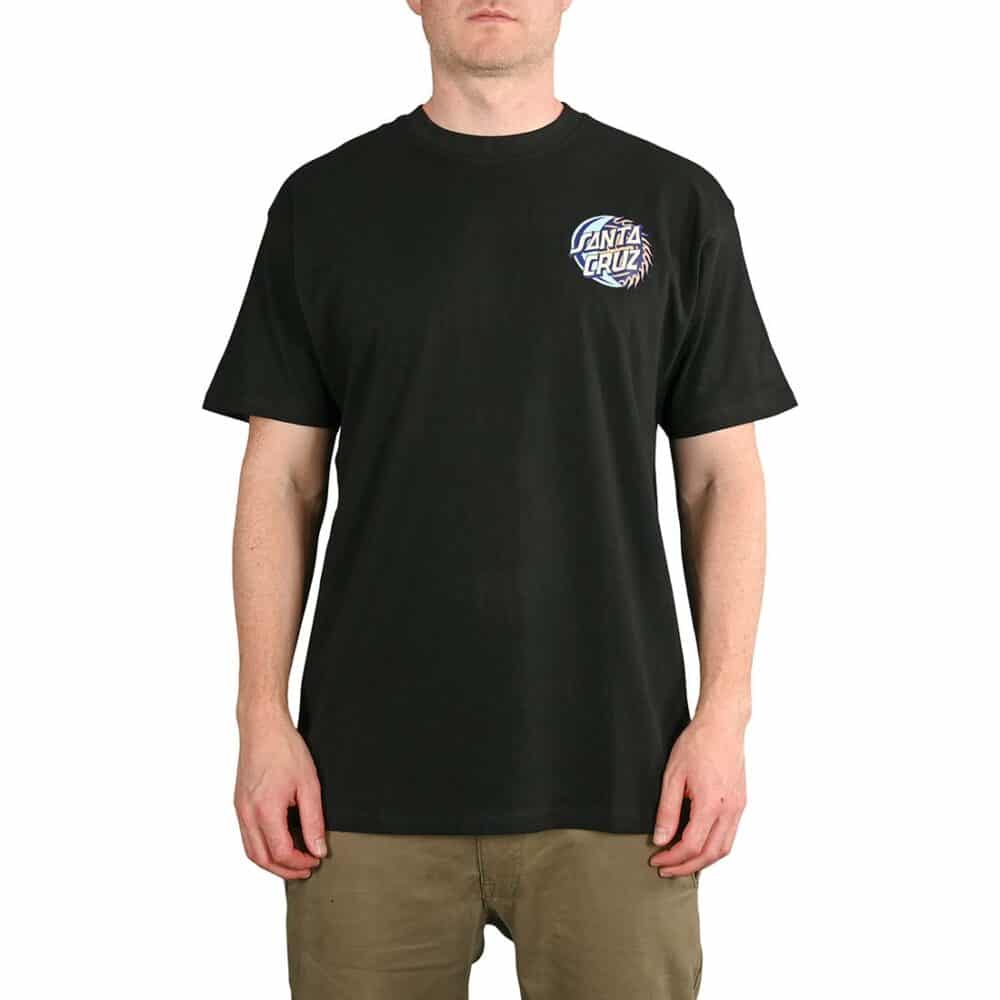 Santa Cruz Eclipse Dot S/S T-Shirt - Black