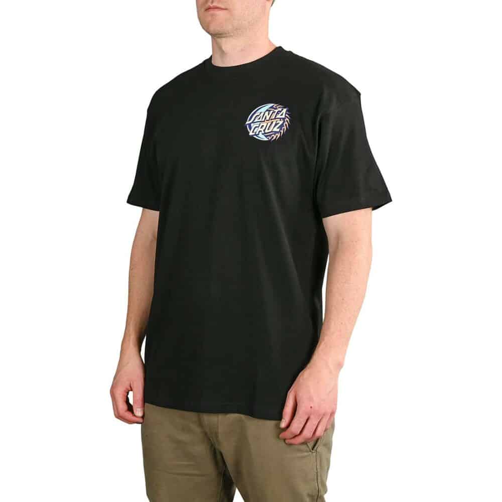 Santa Cruz Eclipse Dot S/S T-Shirt - Black