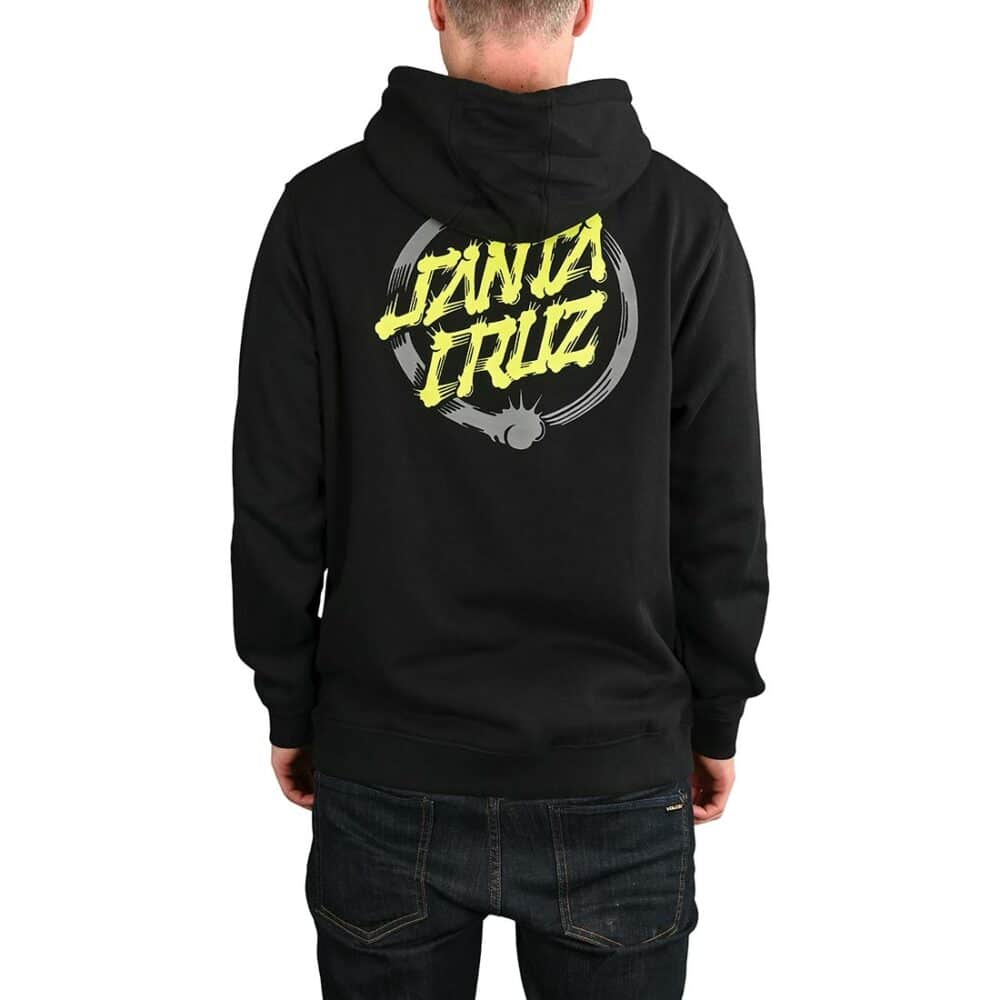 Santa Cruz Mako Dot Pullover Hoodie - Black