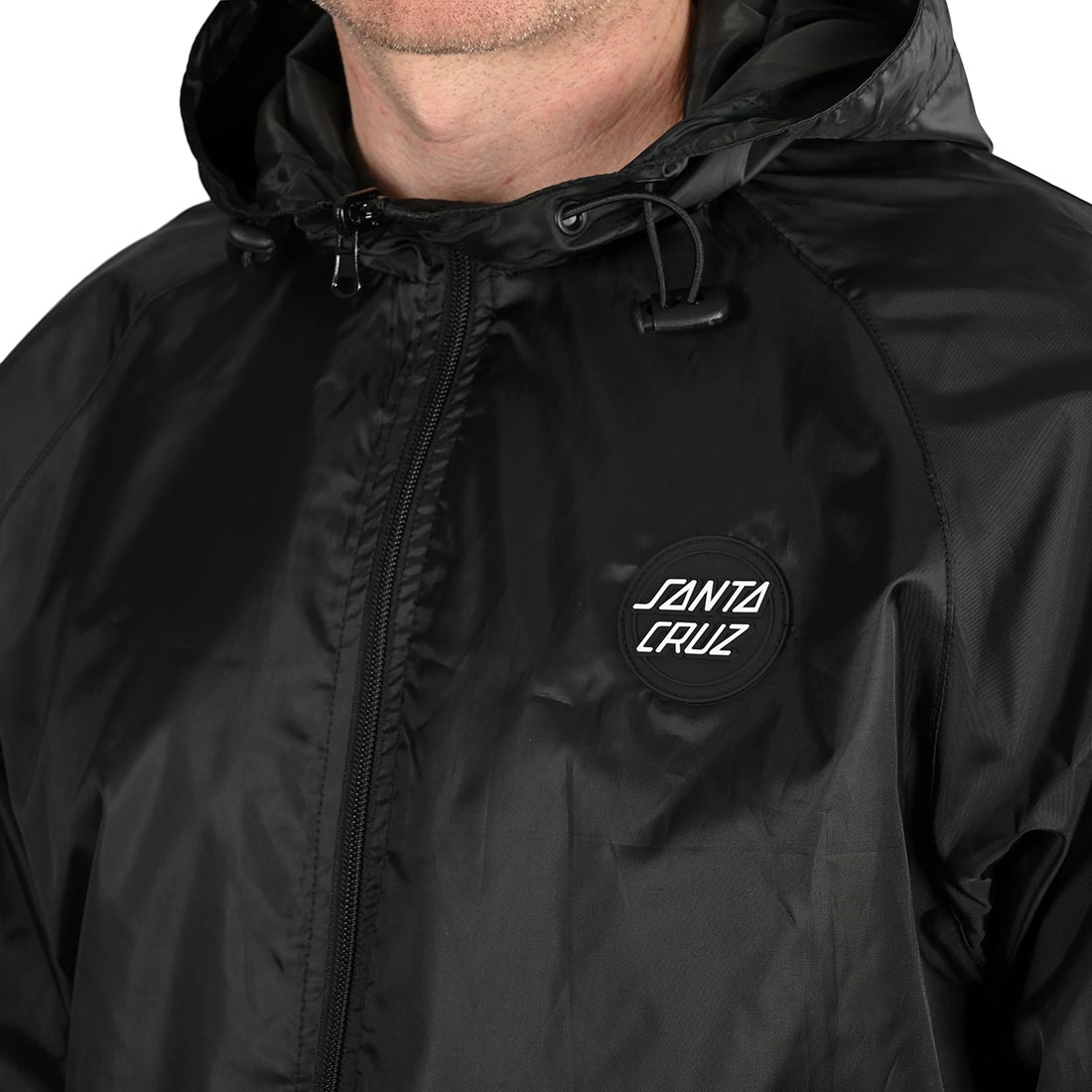 Santa cruz black windbreaker 2025