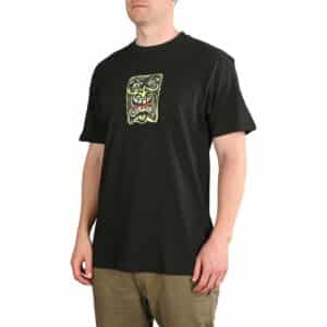 Santa Cruz Roskopp Face Front S/S T-Shirt - Black