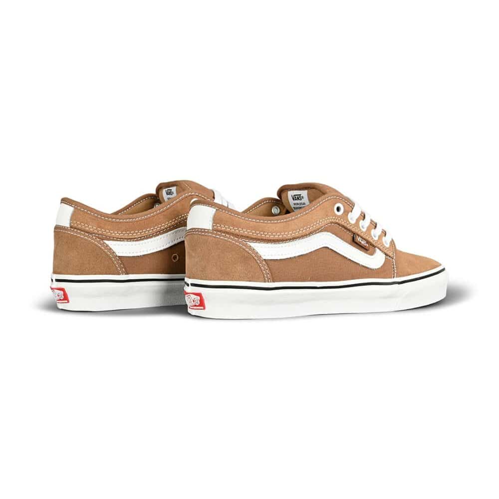Vans Chukka Low Sidestripe Skate Shoes - Brown