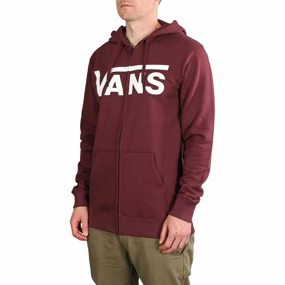 Vans Classic Zip Hoodie - Burgundy