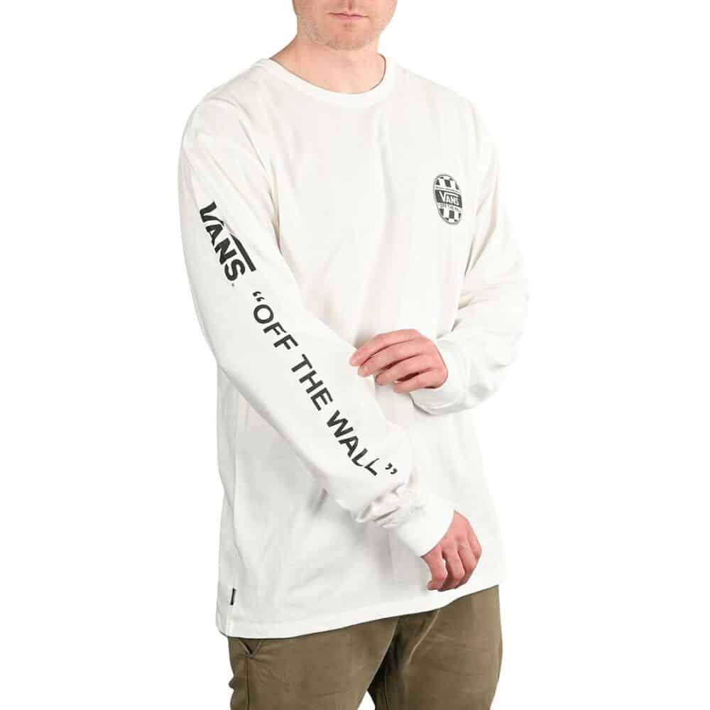 Vans Off The Wall Check Graphic L/S T-Shirt - White