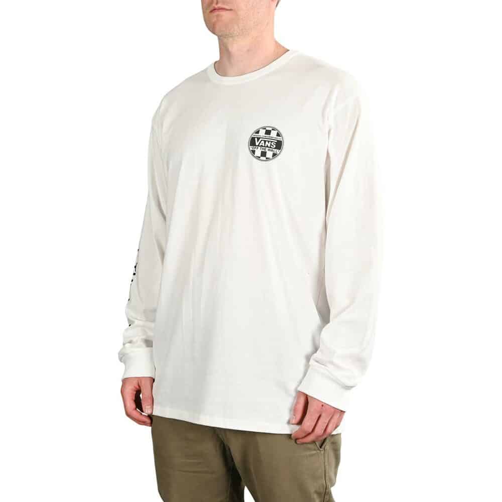 Vans Off The Wall Check Graphic L/S T-Shirt - White