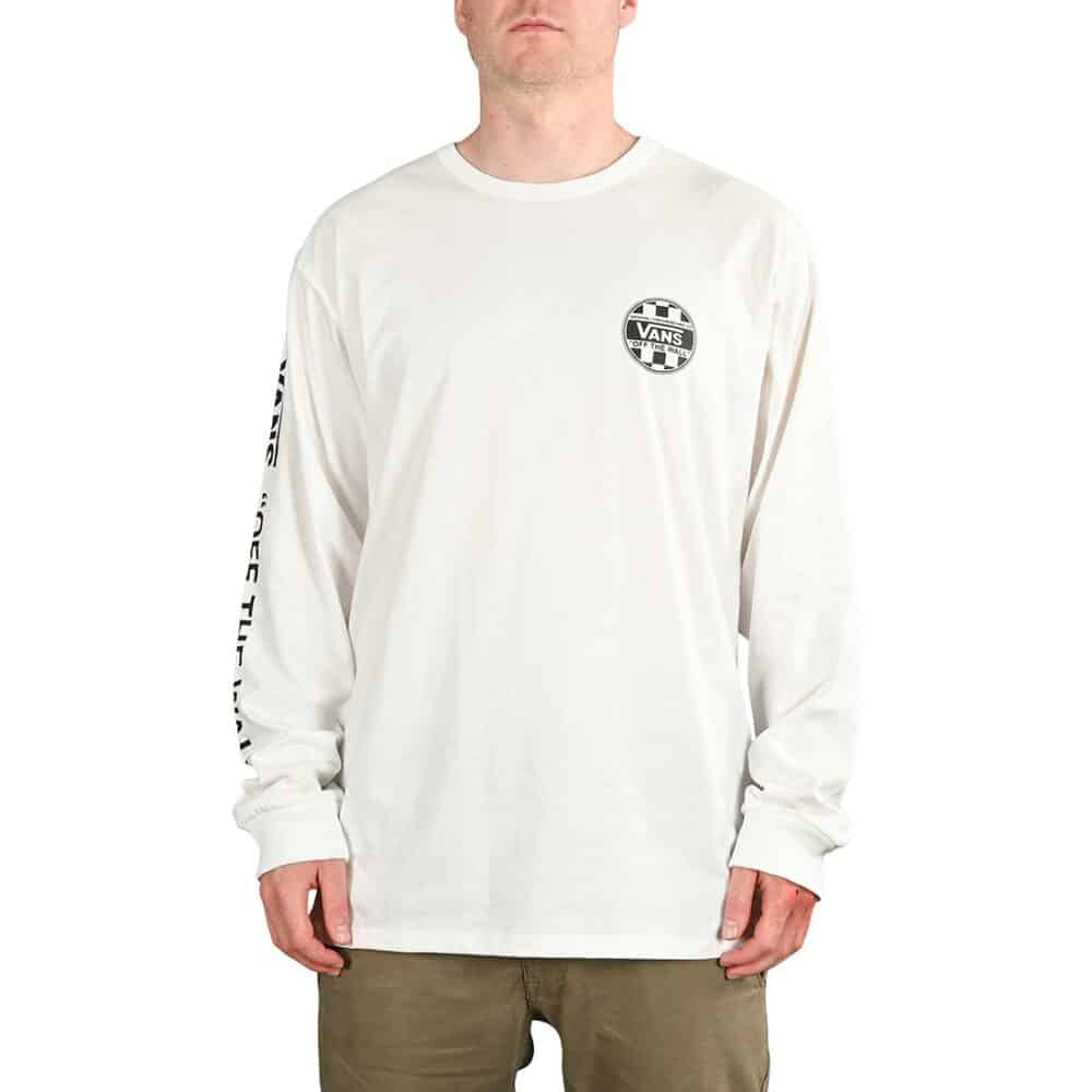 Vans Off The Wall Check Graphic L/S T-Shirt - White