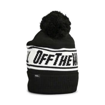 Vans Off The Wall Pom Beanie Hat - Black