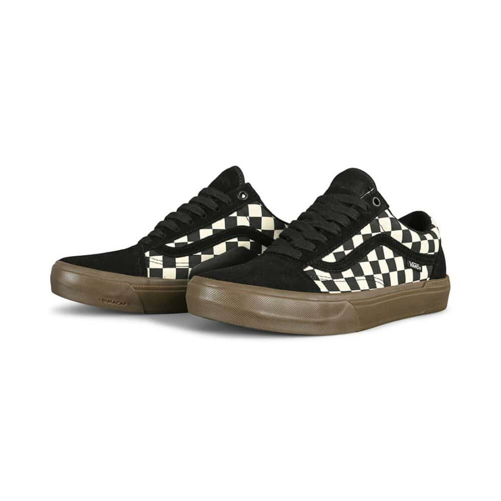 Vans Old Skool BMX Shoes - Checkerboard/Black/Gum