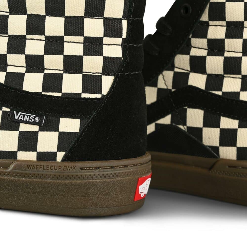 Vans SK8-Hi BMX Shoes - Checkerboard/Black/Gum