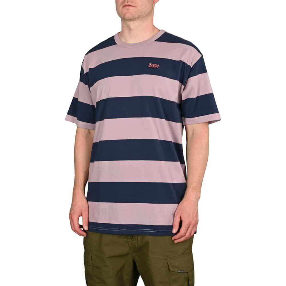 Vans Seasonal Colour Stripe S/S T-Shirt - Elderberry/Dress Blues