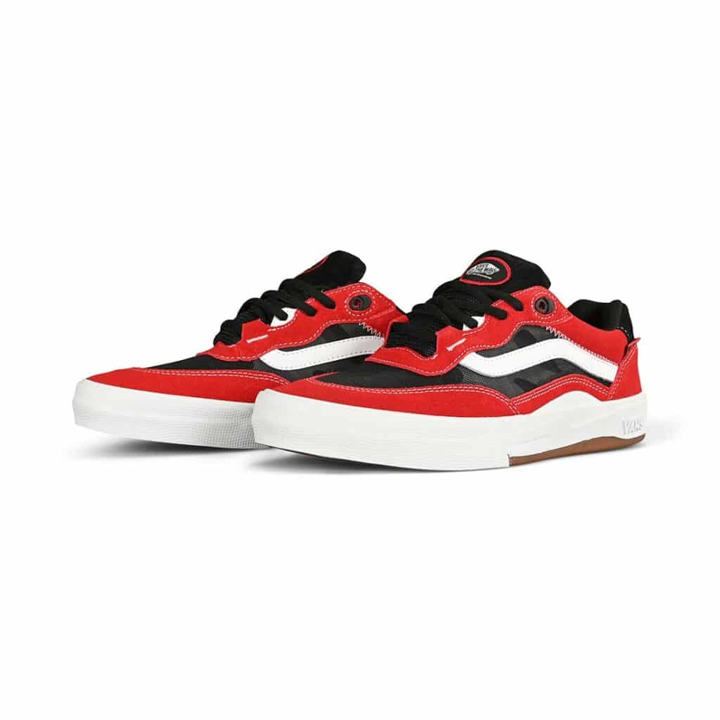 Vans Wayvee Skate Shoes Black/Red Supereight
