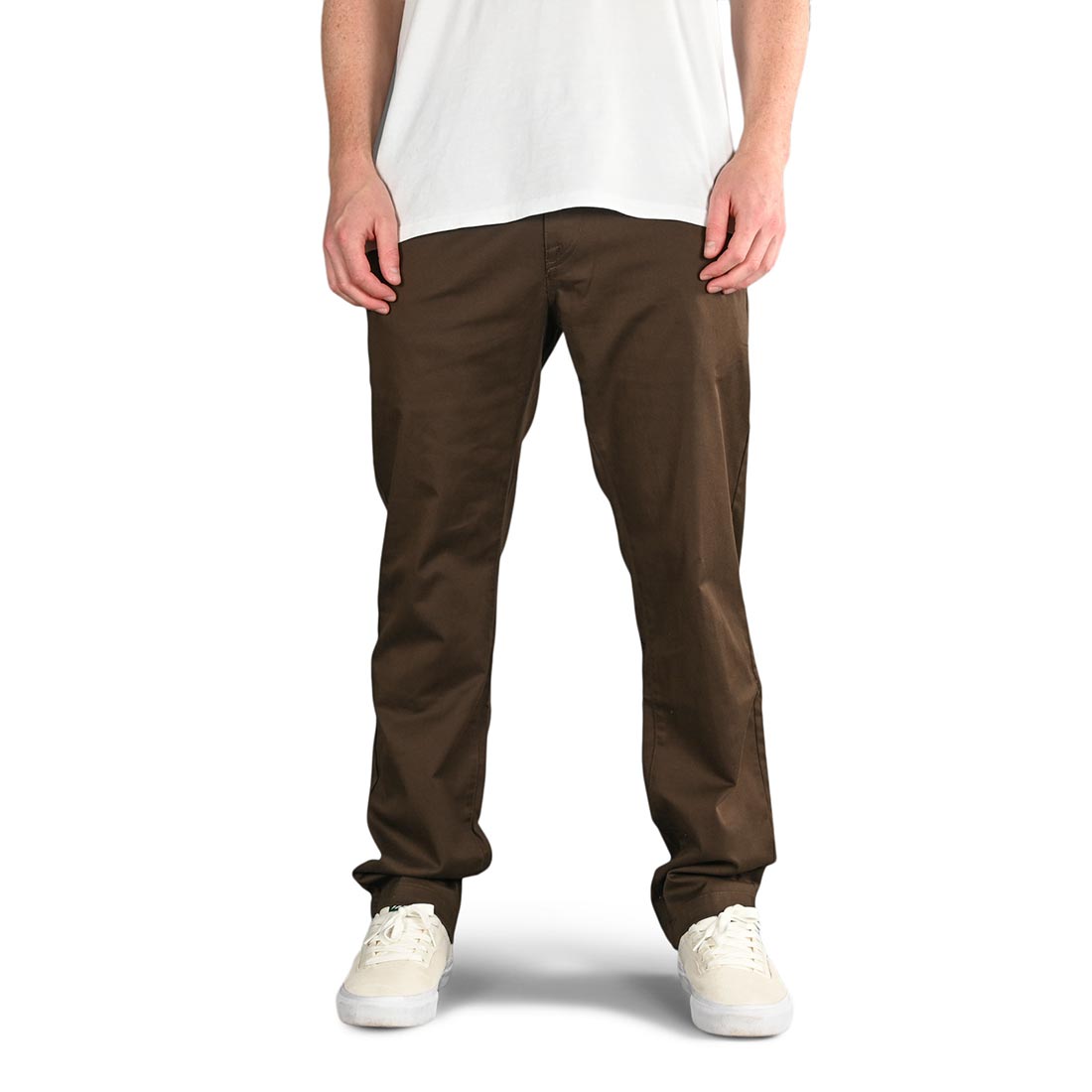 Volcom Frickin Modern Stretch Pants Dark Brown Supereight