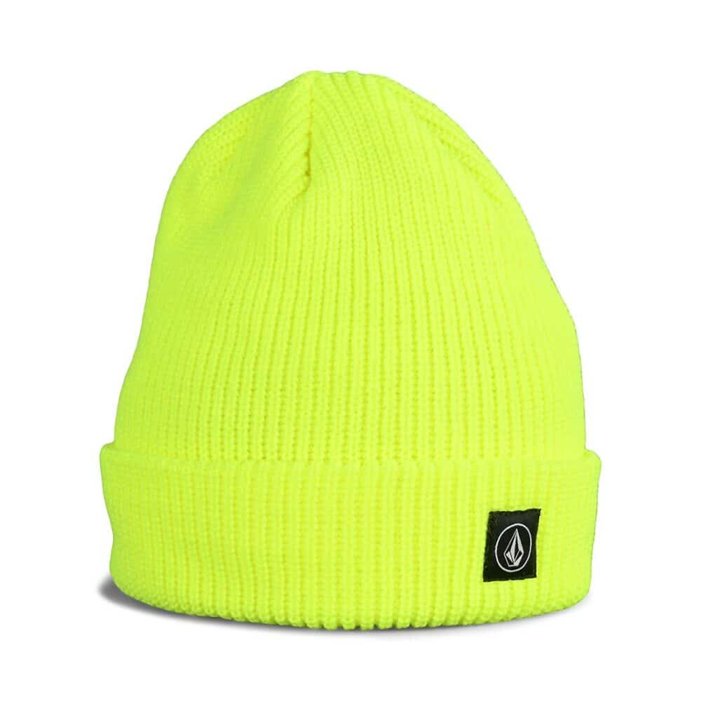 Volcom Full Stone Beanie Hat - Yellow