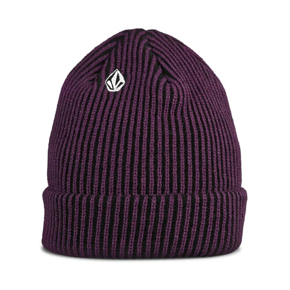 Volcom Full Stone Cuff Beanie Hat - Mulberry