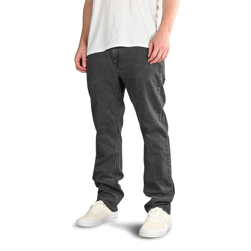 Volcom Solver Straight Fit Jeans - Stoney Black