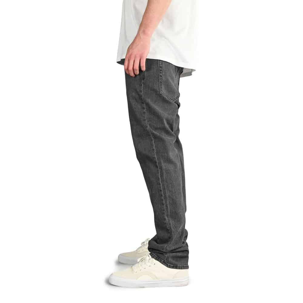 Volcom Solver Straight Fit Jeans - Stoney Black