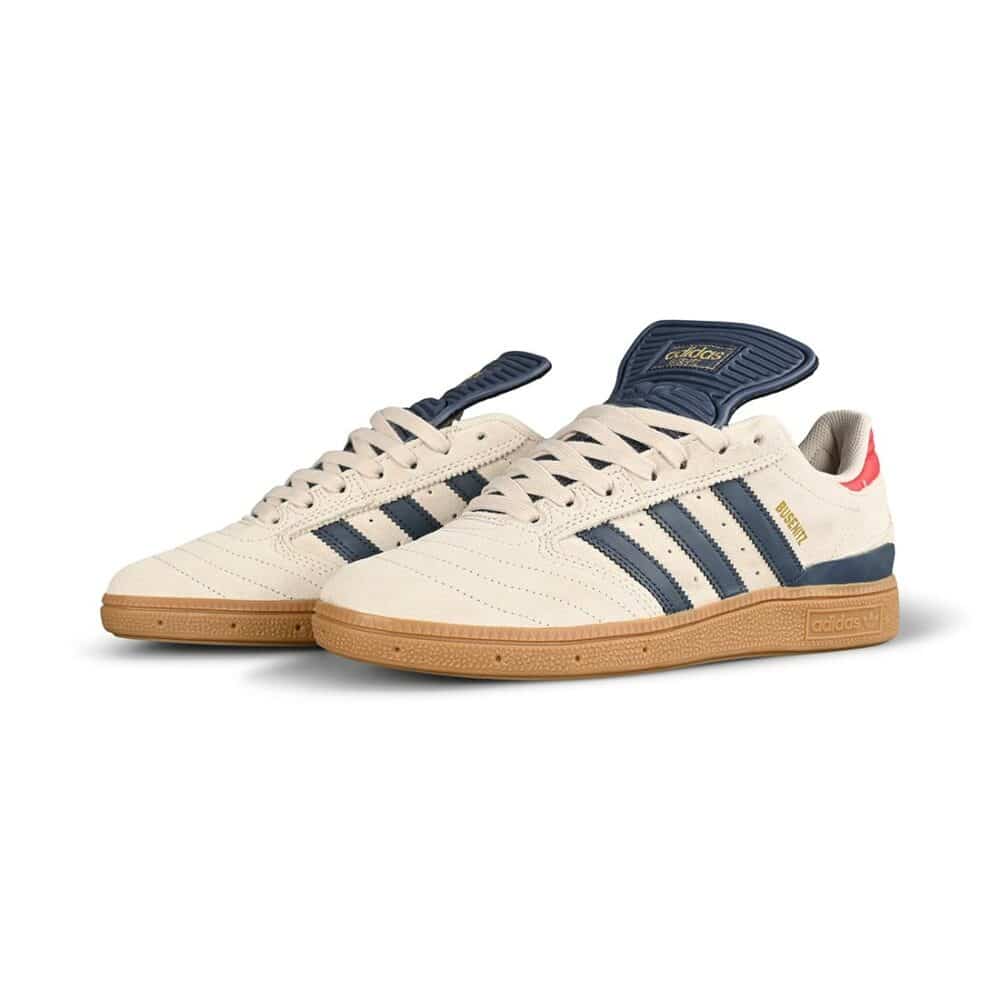 Adidas Busenitz Skate Shoes - Clear Brown/Shadow Navy/Scarlet