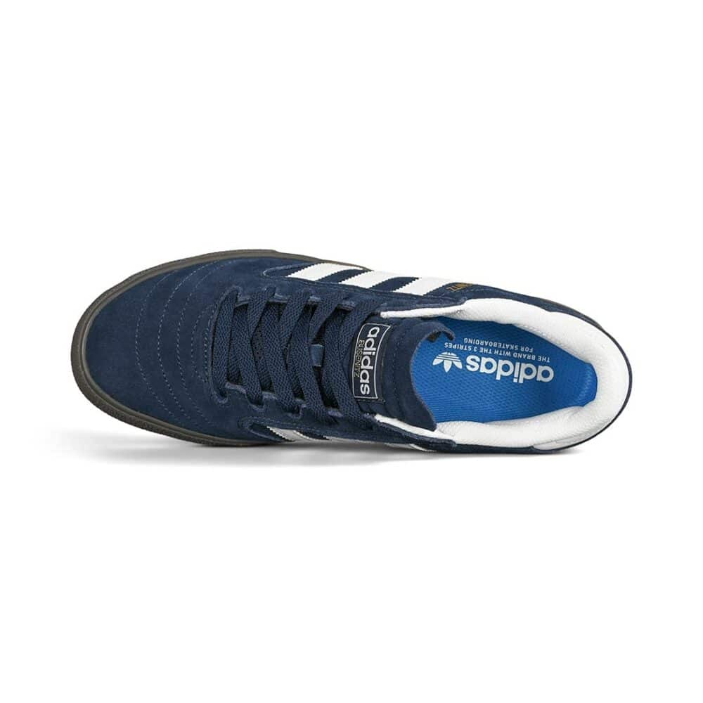 Adidas Busenitz Vulc II Skate Shoes - Collegiate Navy/White/Blue Bird