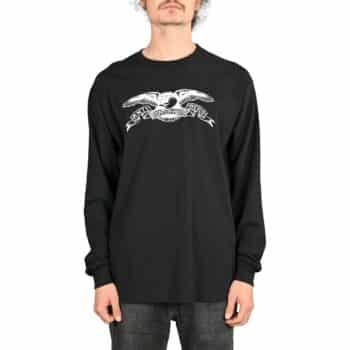 Anti Hero Basic Eagle L/S T-Shirt - Black/White