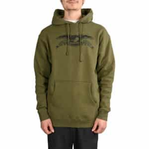 Anti Hero Basic Eagle Pullover Hoodie - Green/Black